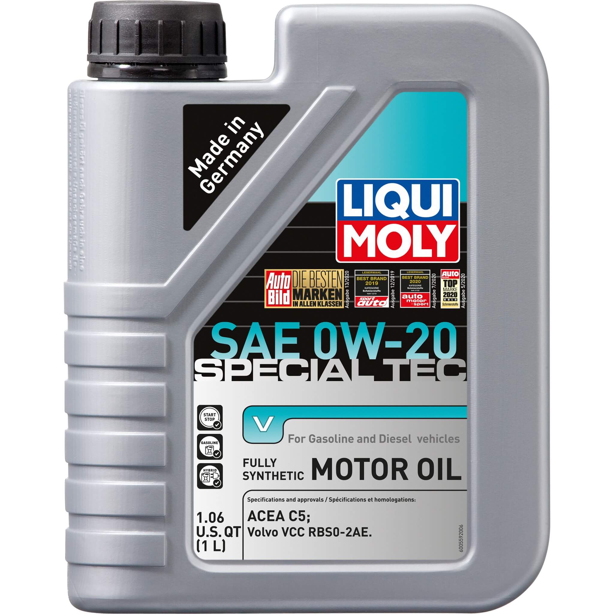 LIQUI MOLY Special Tec V Engine Oil (0W-20, 1 Liter)
