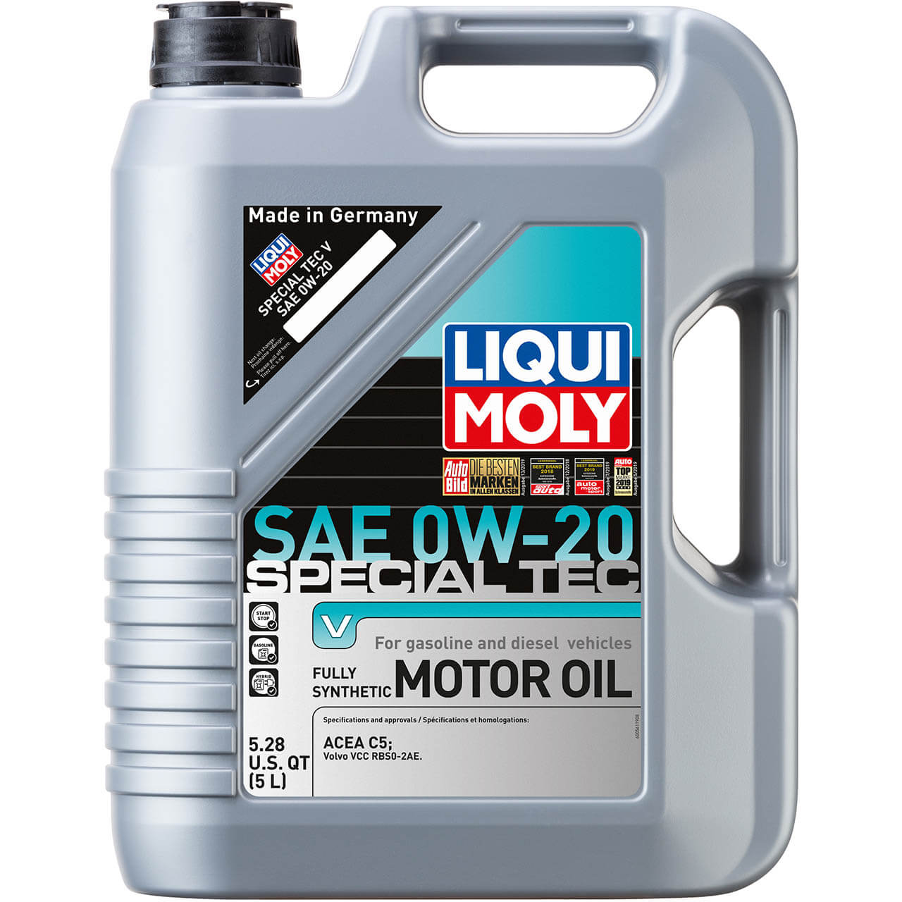 LIQUI MOLY Special Tec V Engine Oil (0W-20, 5 Liters)