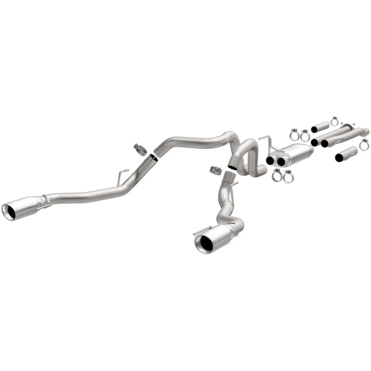 Magnaflow Cat-Back Exhaust System w/ Dual 3in Tips, 2017-2020 F-150 Raptor