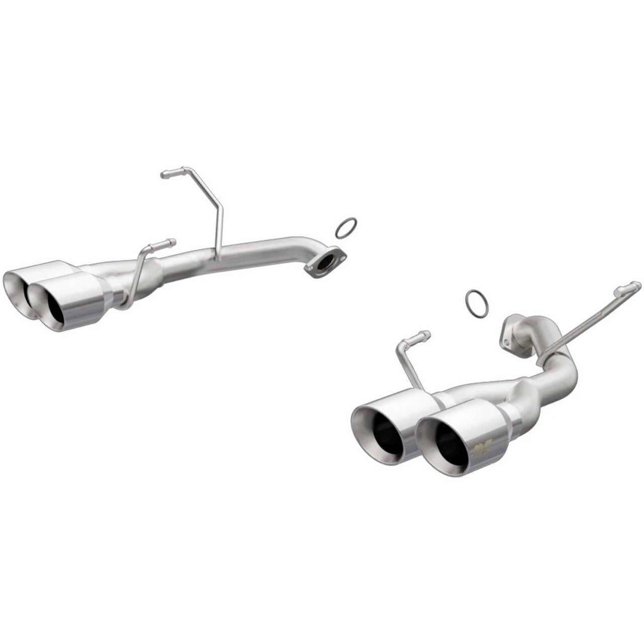 Magnaflow Stainless Axle-Back Exhaust System w/ Quad Polished Tips, 2015-2021 WRX & STi