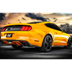 Magnaflow Stainless Cat-Back Exhaust System (Competition, Black Coated), 2015+ Mustang EcoBoost - Angle 2