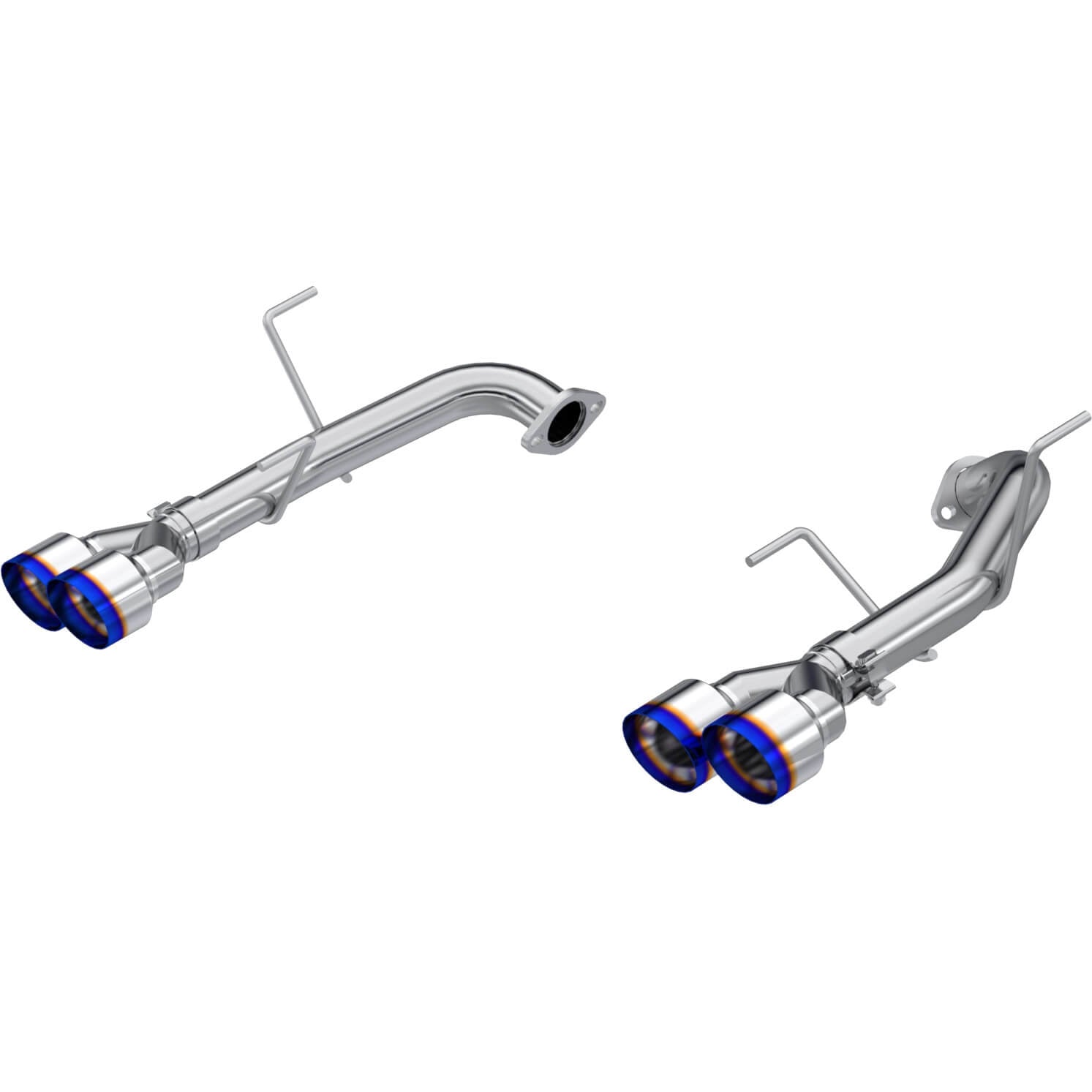 MBRP 2.5in Axle-Back Exhaust System (Race, 304SS w/ Quad Burnt SS Tips), 2022-2026 WRX