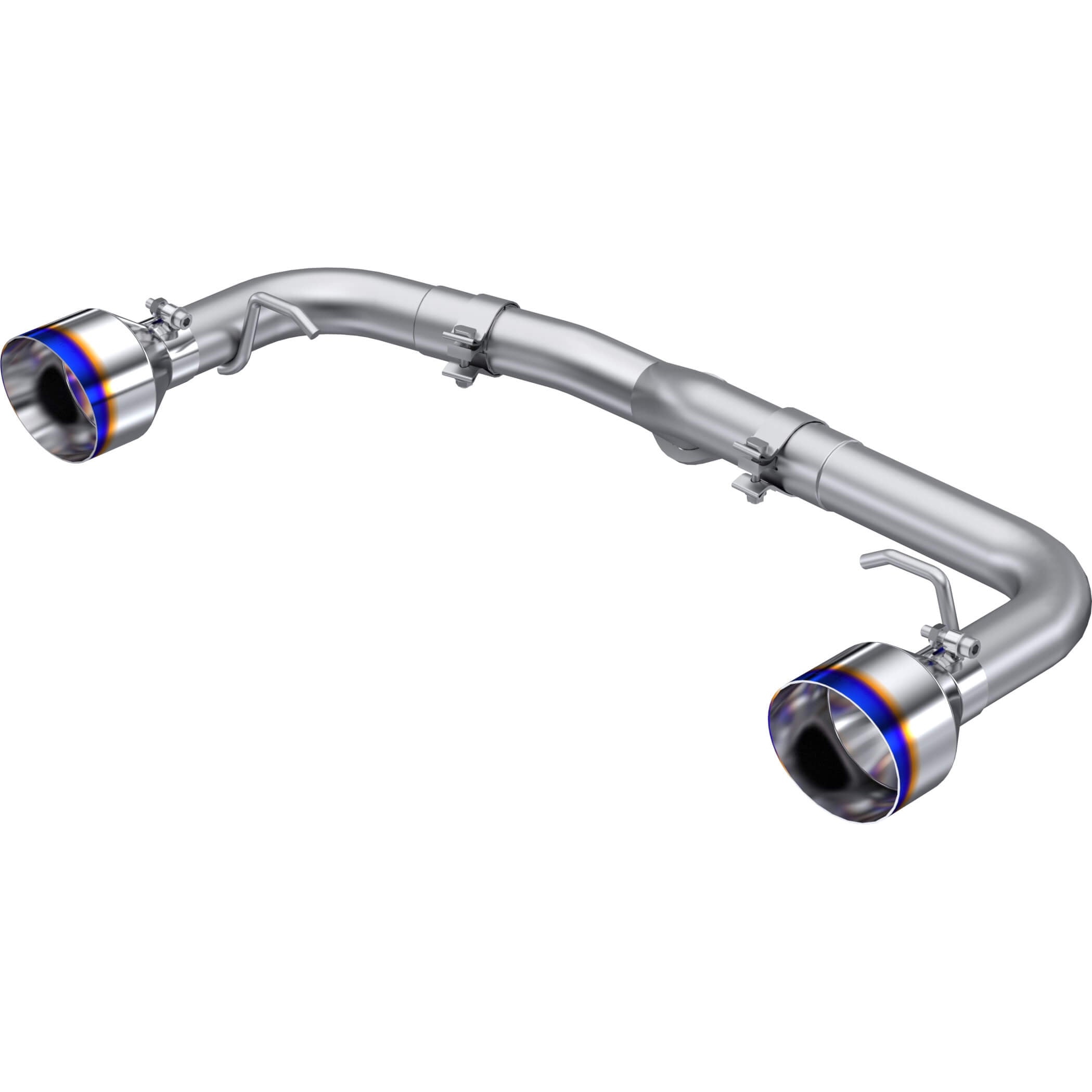 MBRP 2.5in Axle-Back Exhaust System (Street, 304SS w/ Dual Burnt SS Tips), 2022-2026 BRZ & GR86
