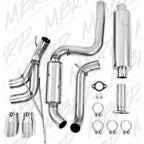 MBRP 3in Cat-Back Exhaust System (304 Stainless), 2013-2018 Focus ST - Angle 3