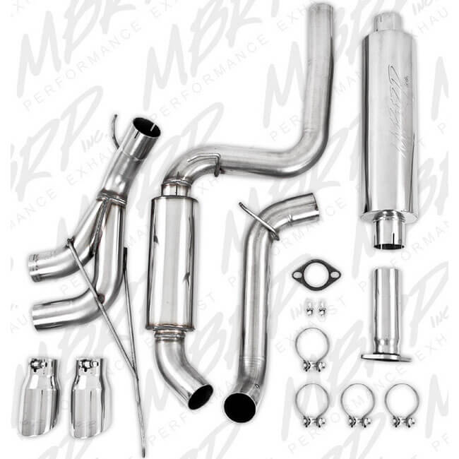 MBRP 3in Cat-Back Exhaust System (304 Stainless), 2013-2018 Focus ST - Angle 3