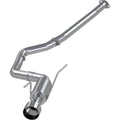 MBRP 3in Cat-Back Exhaust System (304SS w/ Single SS Tip), 2015-2021 WRX & STi