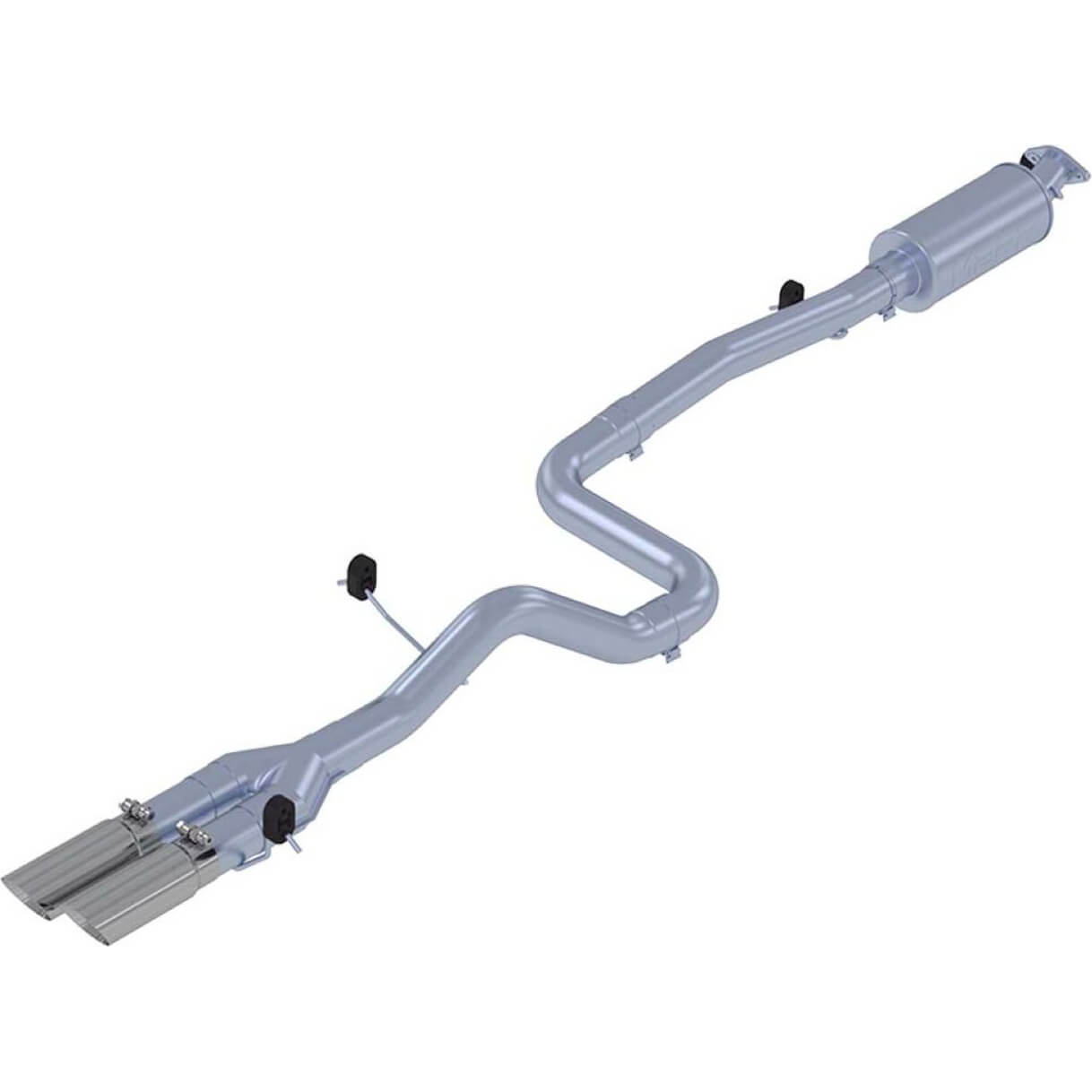 MBRP 3in Cat-Back Exhaust System (Aluminized Steel), 2014-2019 Fiesta ST