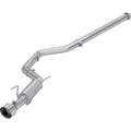 MBRP 3in Cat-Back Exhaust System (Aluminized Steel w/ Single Tip), 2022-2026 WRX