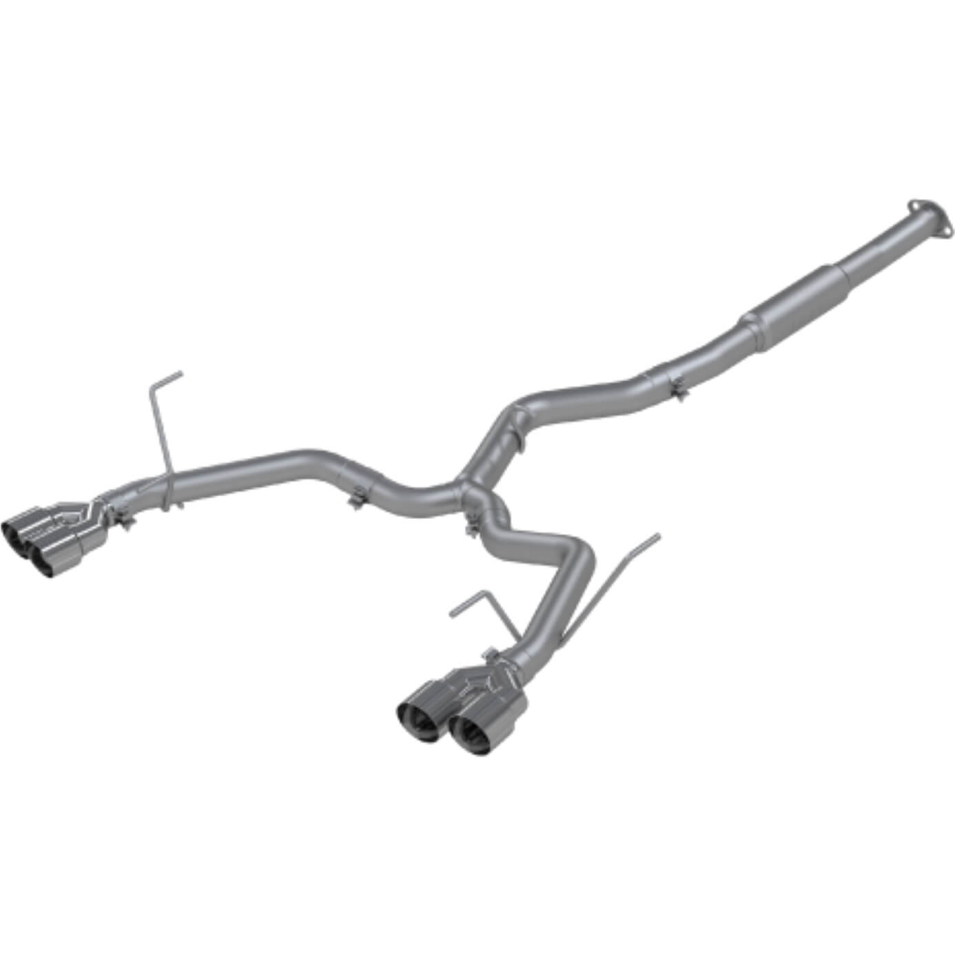 MBRP 3in Cat-Back Exhaust System (Race, 304SS), 2015-2021 WRX & STi