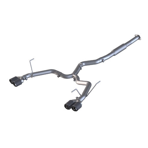 MBRP 3in Cat-Back Exhaust System (Race, 304SS w/ Carbon Fiber Tips), 2015-2021 WRX & STi