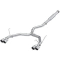MBRP 3in Cat-Back Exhaust System (Race, 304SS w/ Quad SS Tips), 2022-2026 WRX