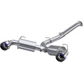 MBRP 3in Cat-Back Exhaust System (Street, 304SS w/ Dual Burnt SS Tips), 2013-2026 BRZ/FR-S/86/GR86