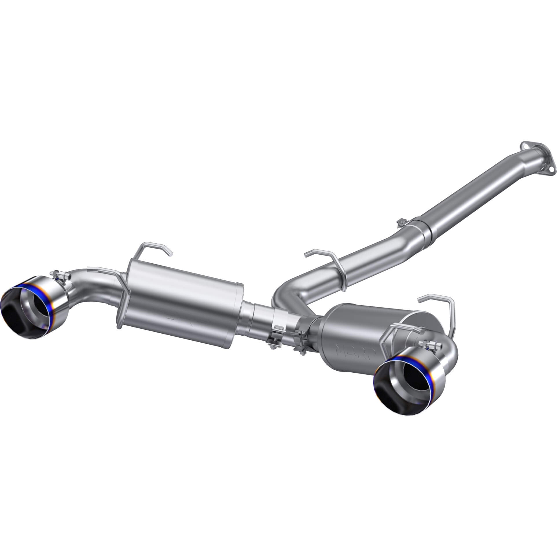 MBRP 3in Cat-Back Exhaust System (Street, 304SS w/ Dual Burnt SS Tips), 2013-2026 BRZ/FR-S/86/GR86