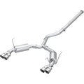 MBRP 3in Cat-Back Exhaust System (Street, 304SS w/ Quad SS Tips), 2022-2026 WRX