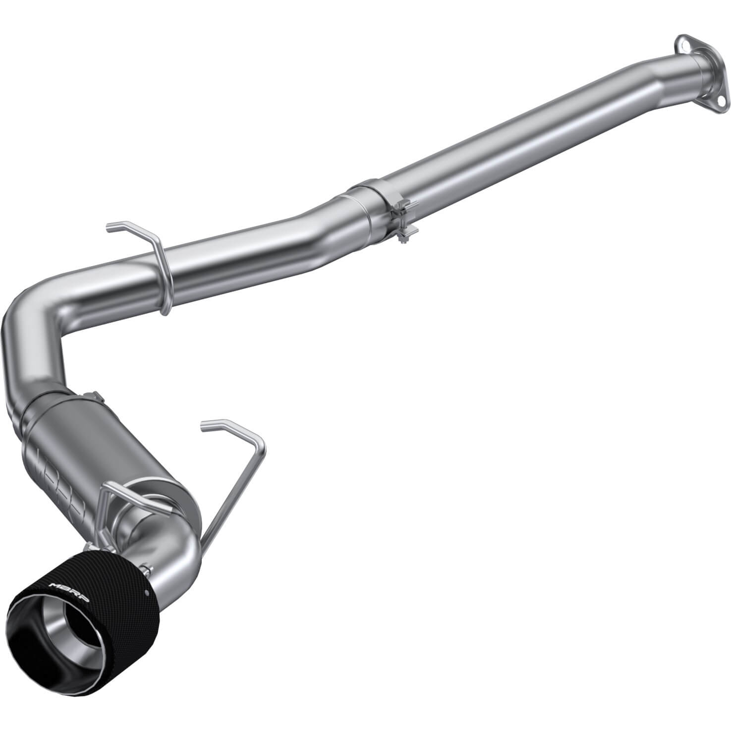 MBRP 3in Cat-Back Exhaust System (Street, 304SS w/ Single Carbon Fiber Tip), 2013-2026 BRZ/FR-S/86/GR86