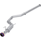 MBRP 3in Cat-Back Exhaust System w/ Single Burnt SS Tip, 2022-2026 WRX