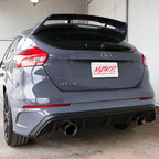 MBRP Cat-Back Exhaust System (Aluminized, Dual Center Outlet), 2016-2018 Focus RS - Angle 2