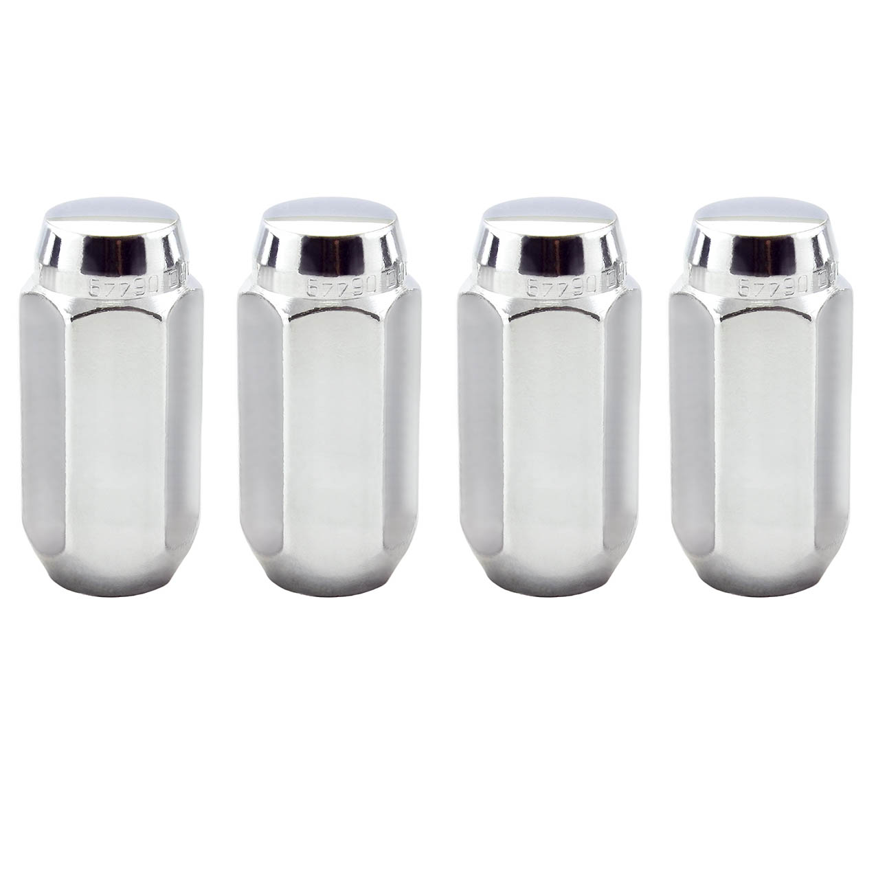 McGard Hex Lug Nuts (Cone Seat, Chrome, M14x1.5mm, Set/4)