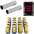 McGard Spline Drive Lug Set (12x1.25mm, 16 Lugs w/ 4 Locks, Gold)