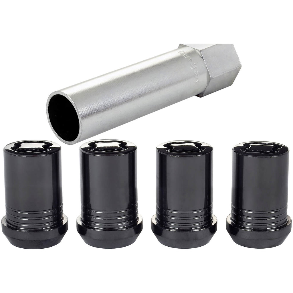 McGard Tuner Lock Set (Black, 12x1.25mm, Set/4)
