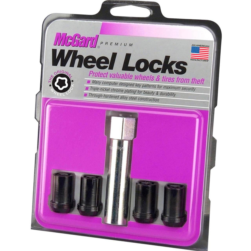 McGard Tuner Lock Set (Black, 12x1.25mm, Set/4) - Angle 2