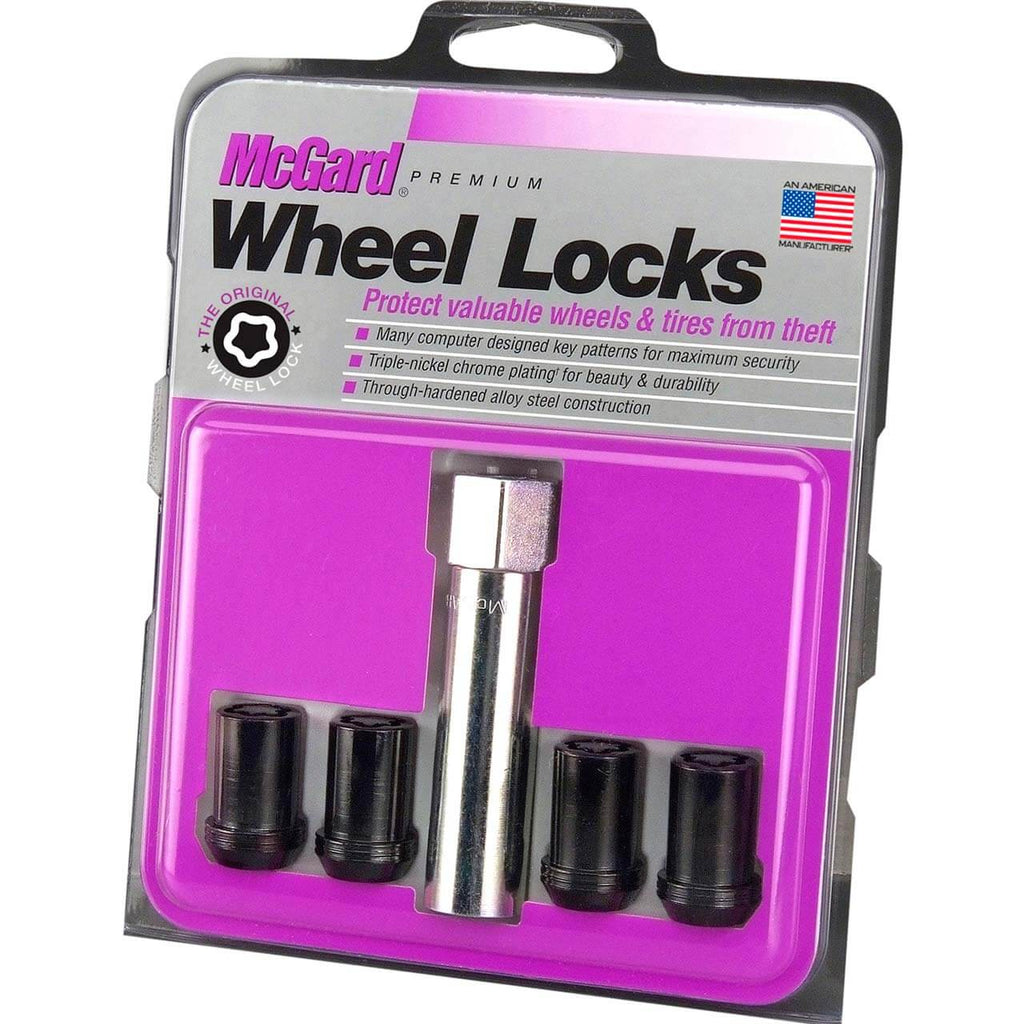 McGard Tuner Lock Set (Black, 12x1.5mm, Set/4) - Angle 2