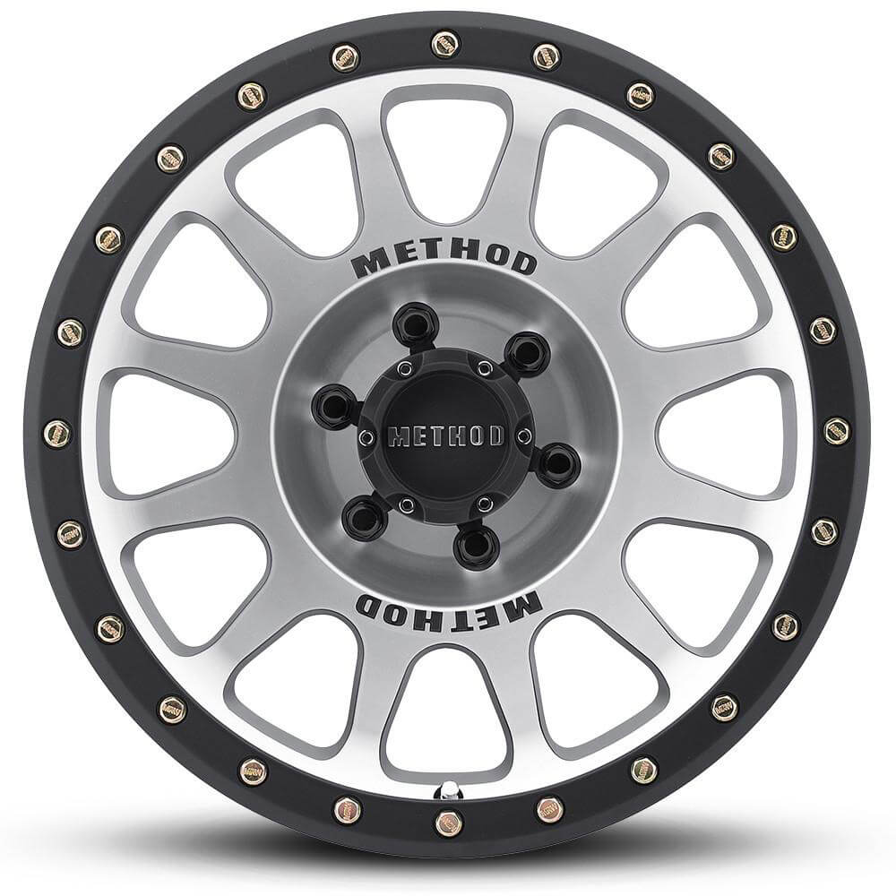 Method MR305 NV Wheel - 17x8.5 / +0 / 6x135 - Machined w/ Black Lip - Angle 2