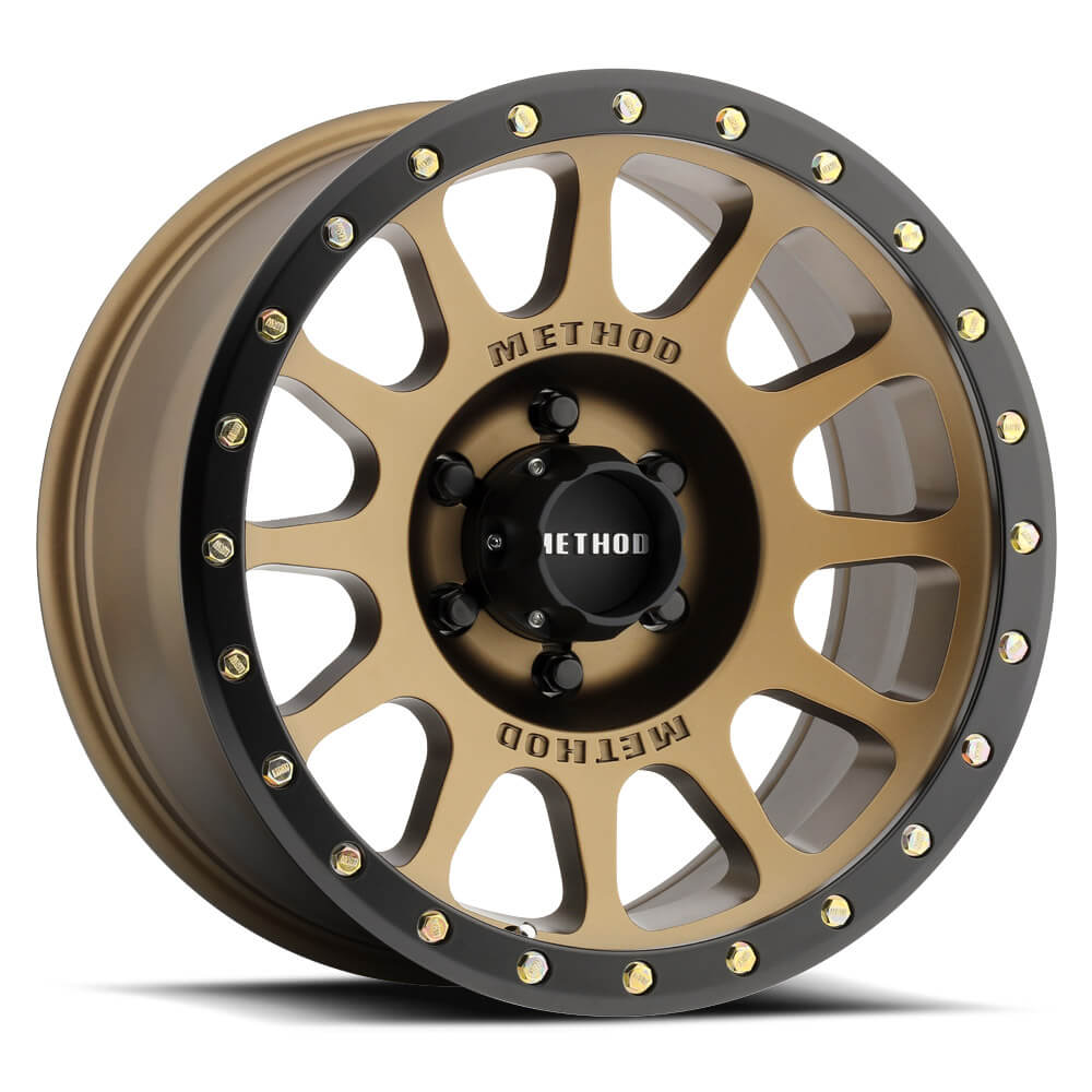 Method MR305 NV Wheel - 18x9 / +18 / 6x135 - Method Bronze w/ Black Lip