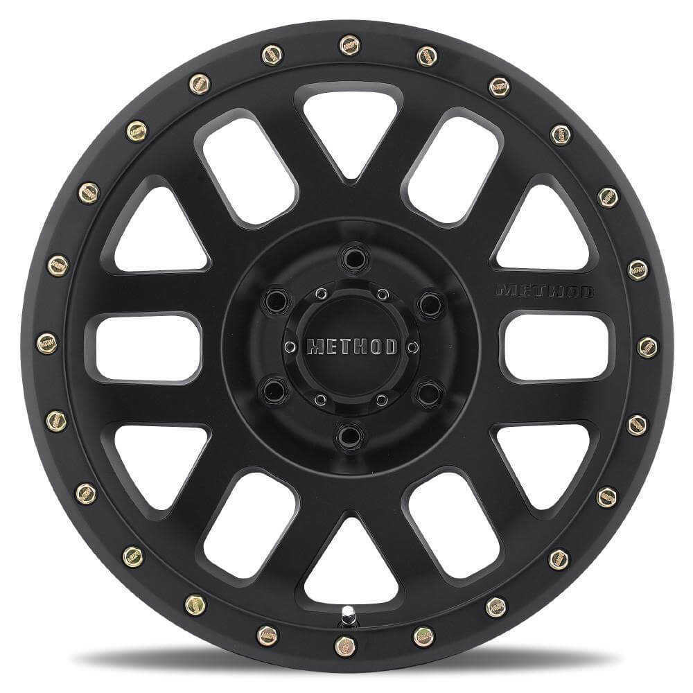 Method MR309 Grid Wheel - 18x9 / +18 / 6x135 - Matte Black - Angle 2