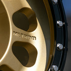 Method MR315 Wheel - 17x8.5 / +0 / 6x135 - Gold w/ Black Lip - Angle 4