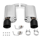 Mishimoto Axle-Back Exhaust (Street, Black), 2015-2017 Mustang GT