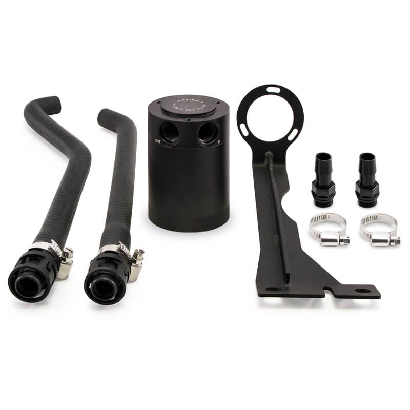 Mishimoto Baffled Oil Catch Can (Black), 2014-2019 Fiesta ST