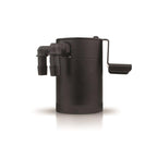 Mishimoto Baffled Oil Catch Can Kit (Black), 2015+ Mustang EcoBoost - Angle 2