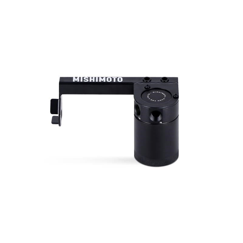 Mishimoto Baffled Oil Catch Can Kit (Black), 2016-2018 Focus RS - Angle 2