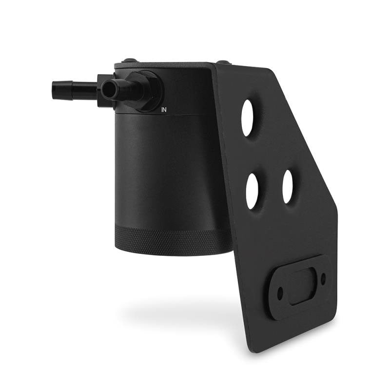 Mishimoto Baffled Oil Catch Can Kit (Black), 2020-2022 GR Supra (A90) - Angle 2