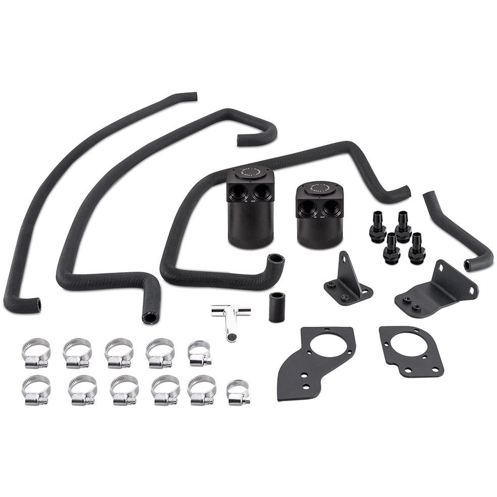 Mishimoto Baffled Oil Catch Can System (PCV Side, Black), 2007-2009 350Z