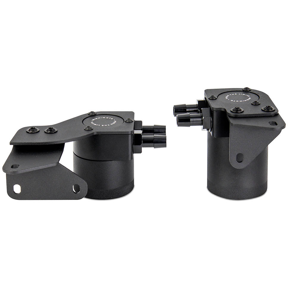 Mishimoto Baffled Oil Catch Can System (PCV Side, Black), 2007-2009 350Z - Angle 3