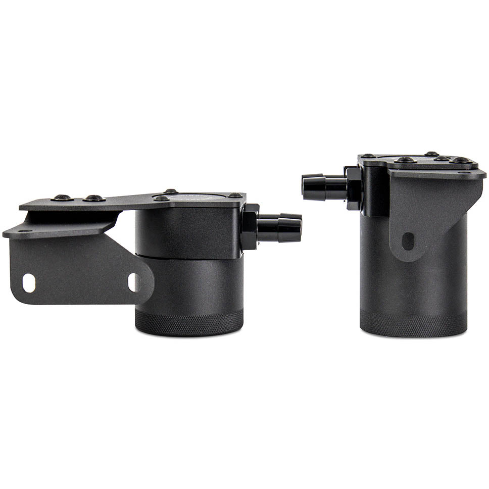Mishimoto Baffled Oil Catch Can System (PCV Side, Black), 2007-2009 350Z - Angle 4