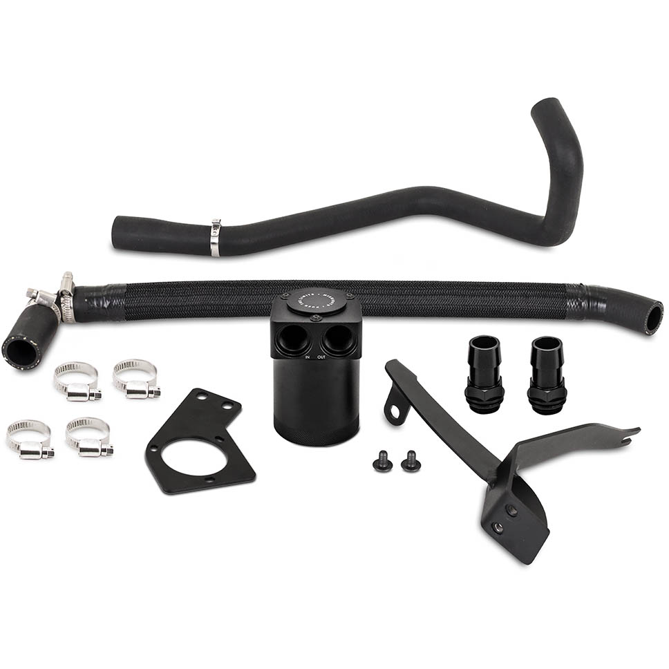 Mishimoto Baffled Oil Catch Can System (PCV Side), 2022-2026 WRX