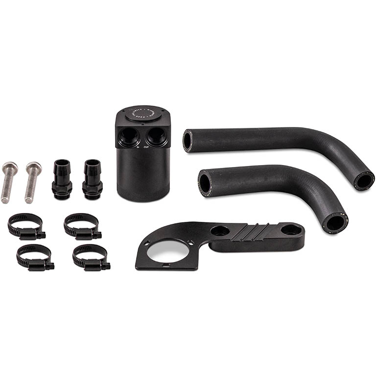 Mishimoto Baffled Oil Catch Can (Wrinkle Black), 2019-2020 M2