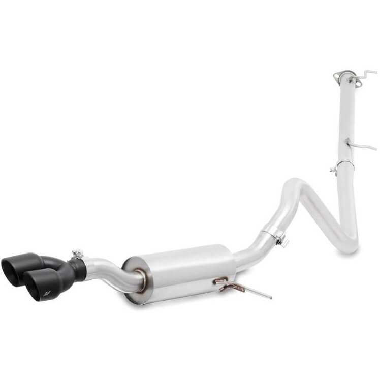 Mishimoto Cat-Back Exhaust System (Black, Non-Resonated), 2014-2019 Fiesta ST
