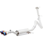 Mishimoto Cat-Back Exhaust System (Burnt Tip, Non-Resonated), 2014-2019 Fiesta ST