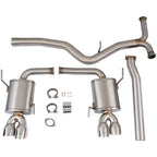 Mishimoto Cat-Back Exhaust System, 2015-2021 STi & 2015-2021 WRX - Angle 2