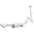 Mishimoto Cat-Back Exhaust System (Polished, Non-Resonated), 2014-2019 Fiesta ST