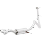 Mishimoto Cat-Back Exhaust System (Polished, Non-Resonated), 2014-2019 Fiesta ST