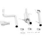 Mishimoto Cat-Back Exhaust System (Polished, Non-Resonated), 2014-2019 Fiesta ST - Angle 2