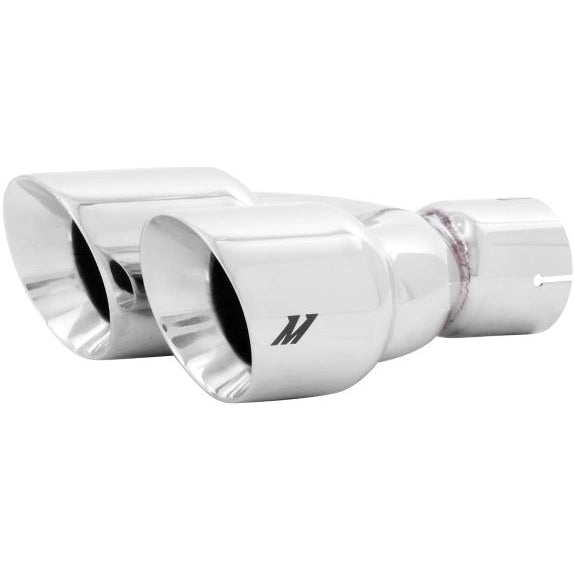 Mishimoto Cat-Back Exhaust System (Polished, Non-Resonated), 2014-2019 Fiesta ST - Angle 3