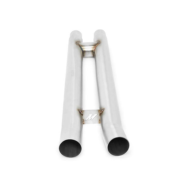 Mishimoto Exhaust H-Pipe (Polished), 2015-2017 Mustang GT - Angle 2