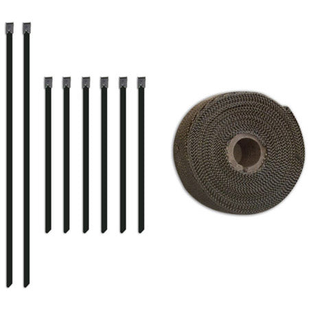 Mishimoto Exhaust Heat Wrap (2in x 35ft Long w/ SS Locking Ties)