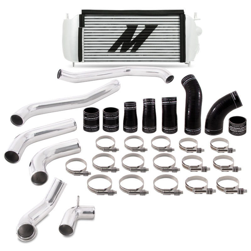 Mishimoto Intercooler Kit (Silver Core w/ Polished Pipes), 2017-2021 F-150 Raptor